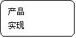 流程图:可选过程: 产品
实现